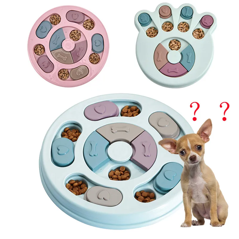 

Dog Puzzle Toys Interactive IQ Training Dog Toy Non-Slip Slow Feeder Smart Beginner Treat Dispenser for Puppy Small Dogs Boredom
