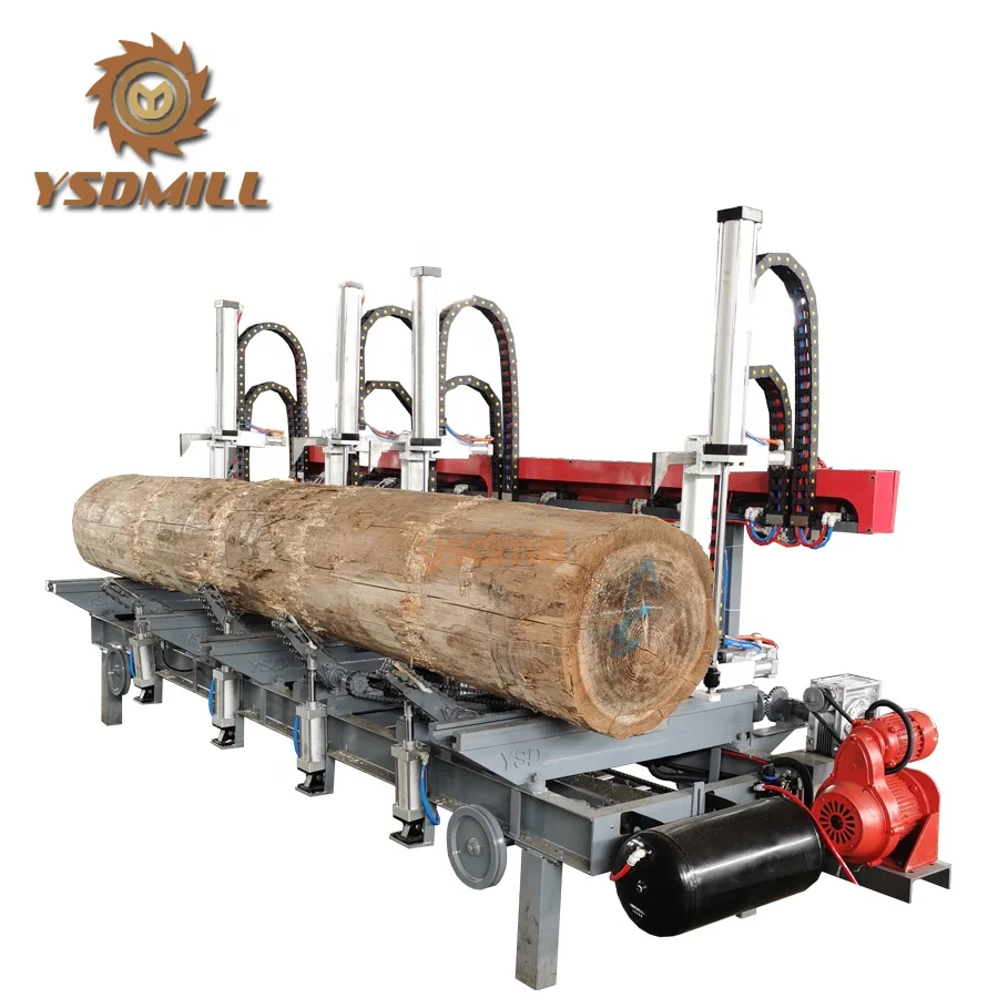 Automatic Laser Vertical Band Sawmill Wood Cutting Machine With Cnc