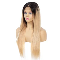 

Brazilian Hair Lace Front Human Hair Wigs With Highlight 1bT27 1bT30 1bT99j Ombre Color Hair Lace Closure Wig