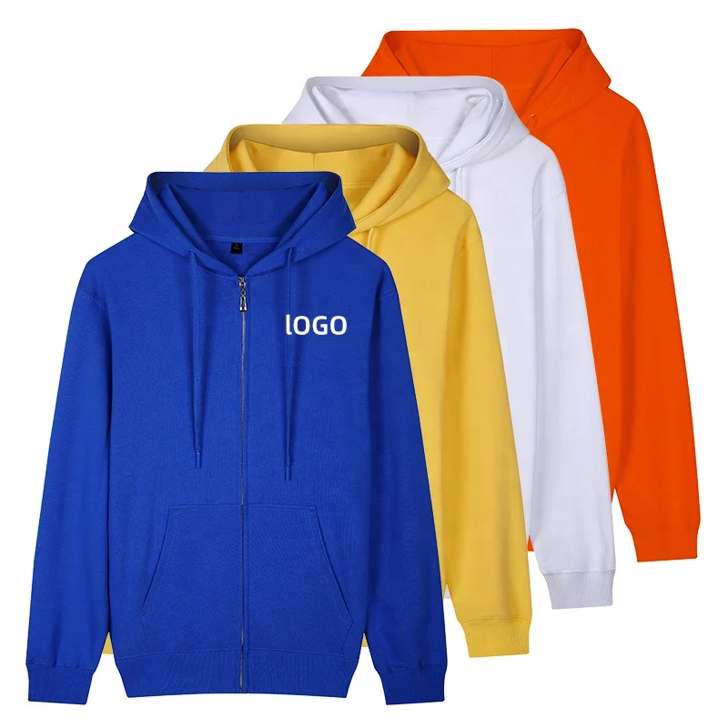 

Latest Design Womens Blank Printing Zip Up Thick Pullover Hoodies