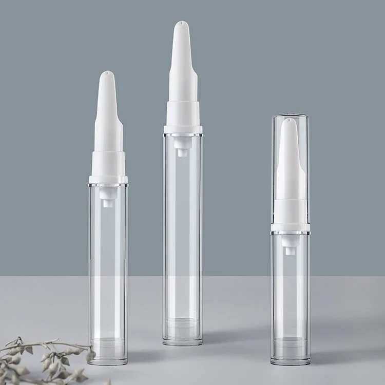 

Cosmetic packaging AS plastic 5ml 10ml 15ml airless pump eye cream bottle