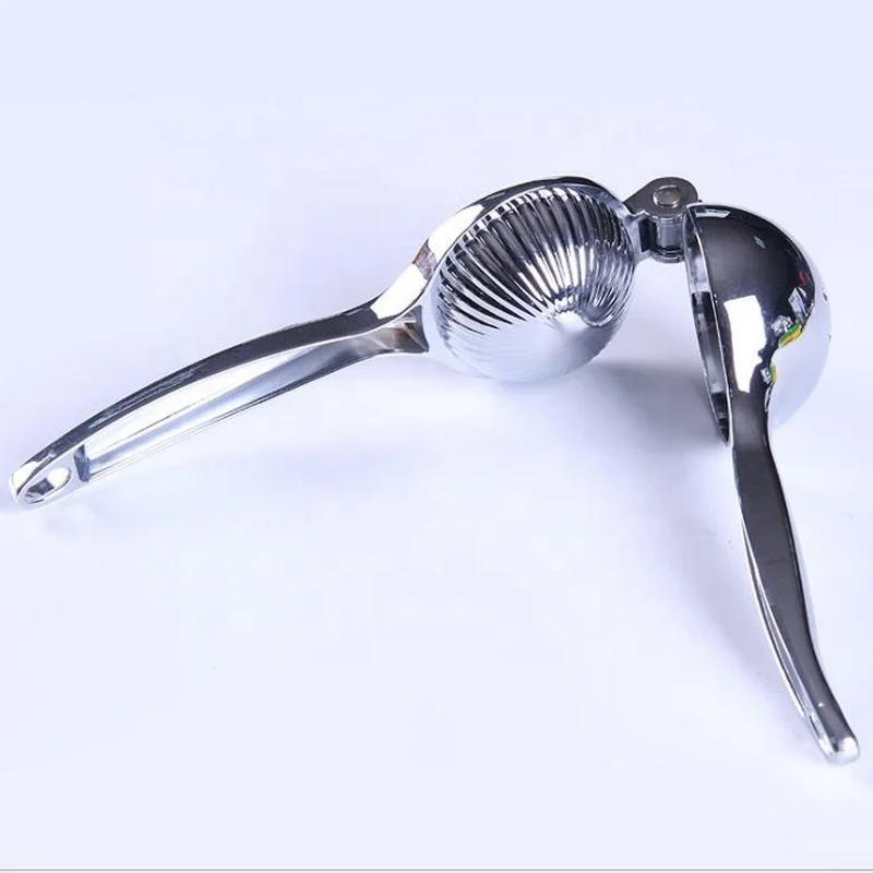 

Smart House Inc Extra-Large Stainless Steel Lemon Squeezer - Manual Fruit Juicer with Seeds and Pulp Filter