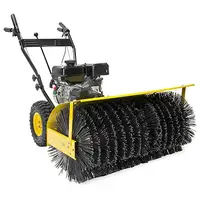 

7HP 212cc gas powered sweeper broom Snow Sweeper Brushes Concrete Driveway Walkway Turf Lawn