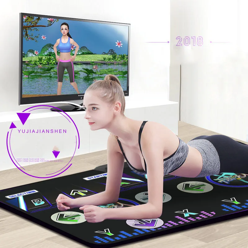 
Double dance mat wireless Dual purpose dancing machine Somatosensory HDTV game console 