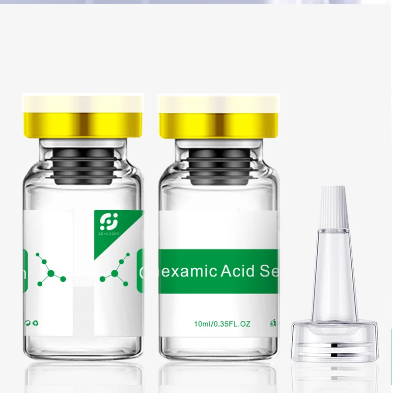 

Ze Light 10ml Tranexamic Acid Face Serum Private Label Skincare Niacinamide Whitening Serum