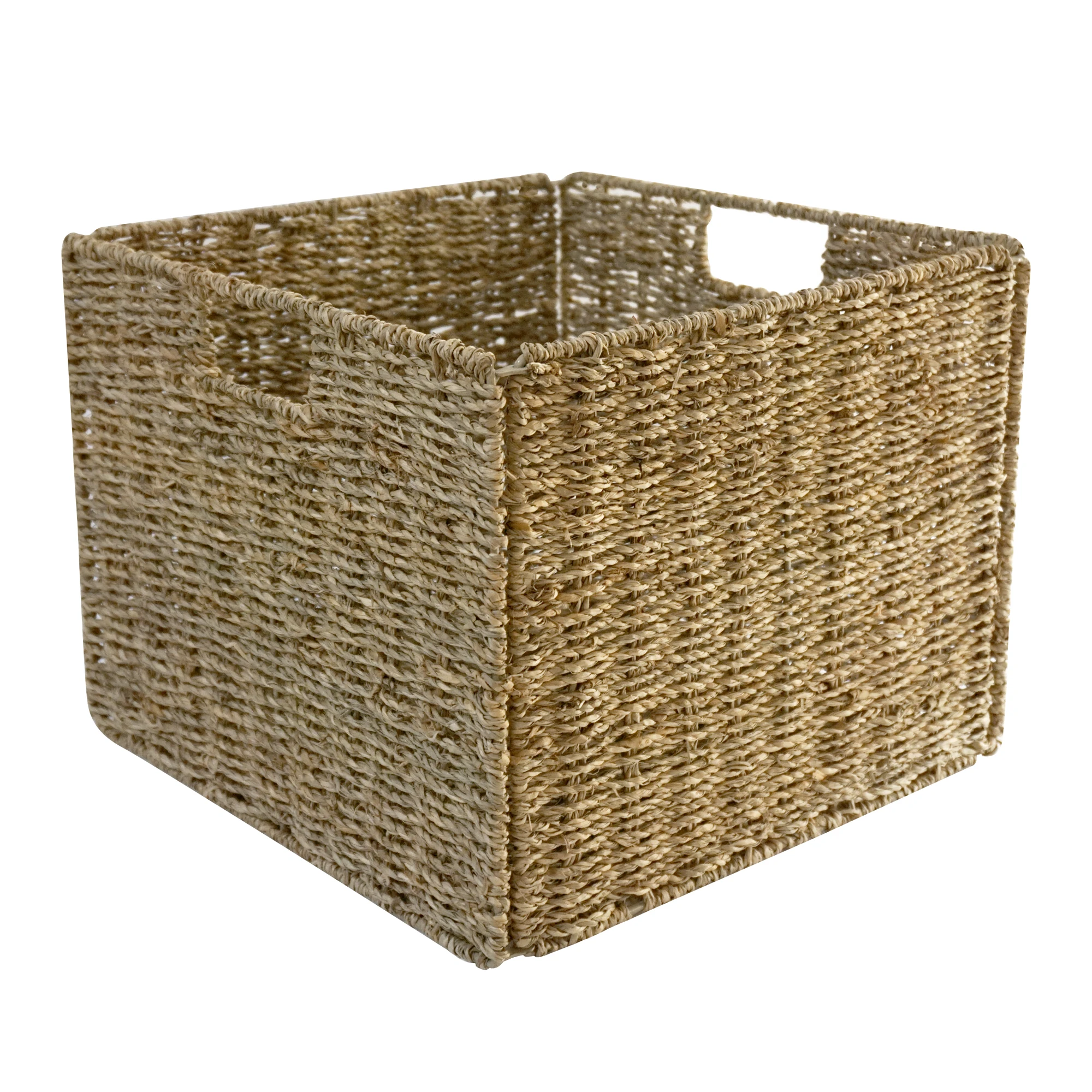 

XINHE Eco-friendly Handmade Natural Sea Grass Collapsible Storage Baskets