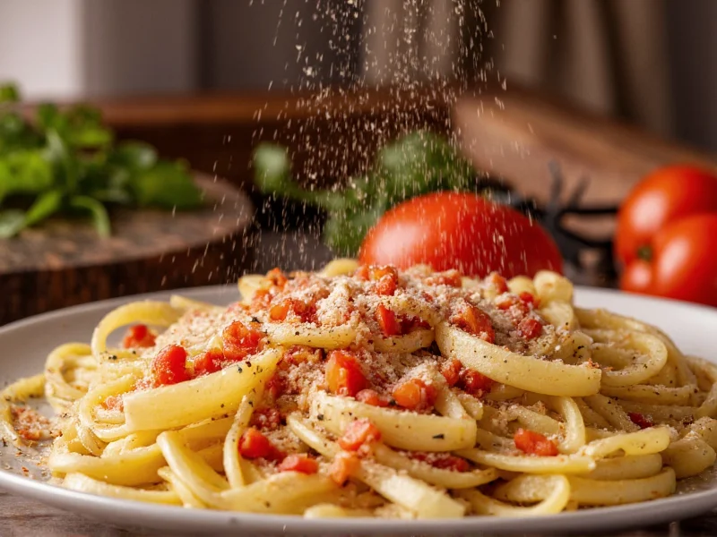 Spolverato Con: Italian Phrase for Sprinkled with Seasoning