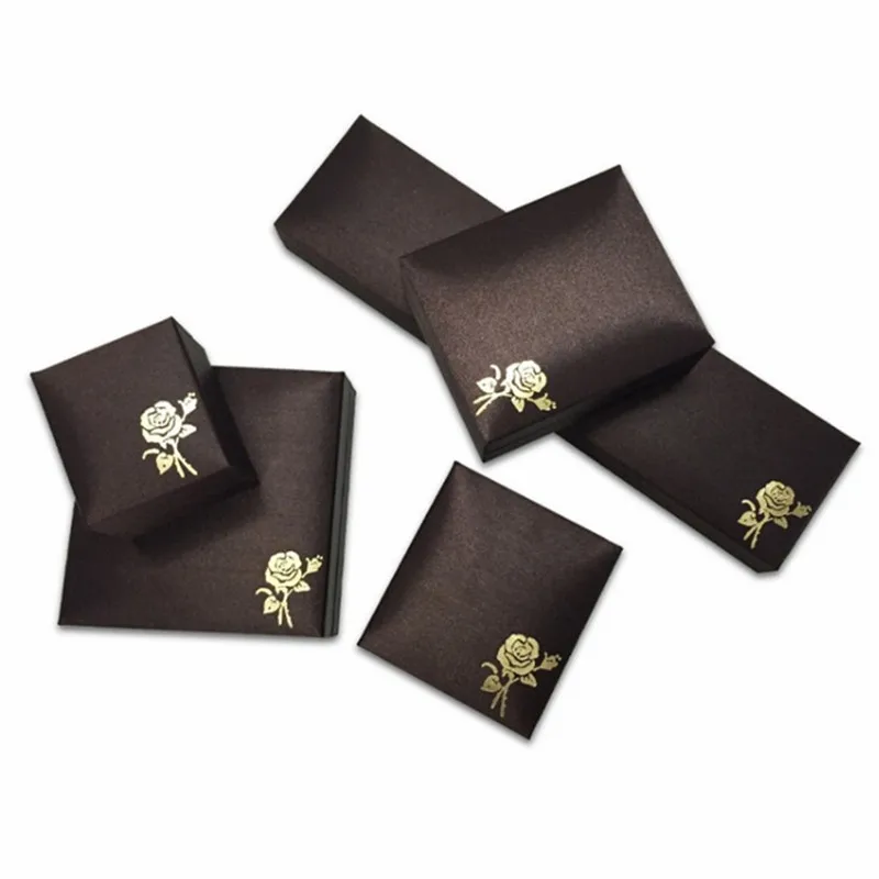 

Can be customized color size logo Jewelry box Earrings necklaces bracelets Display Fashion Jewelry Packaging Display box