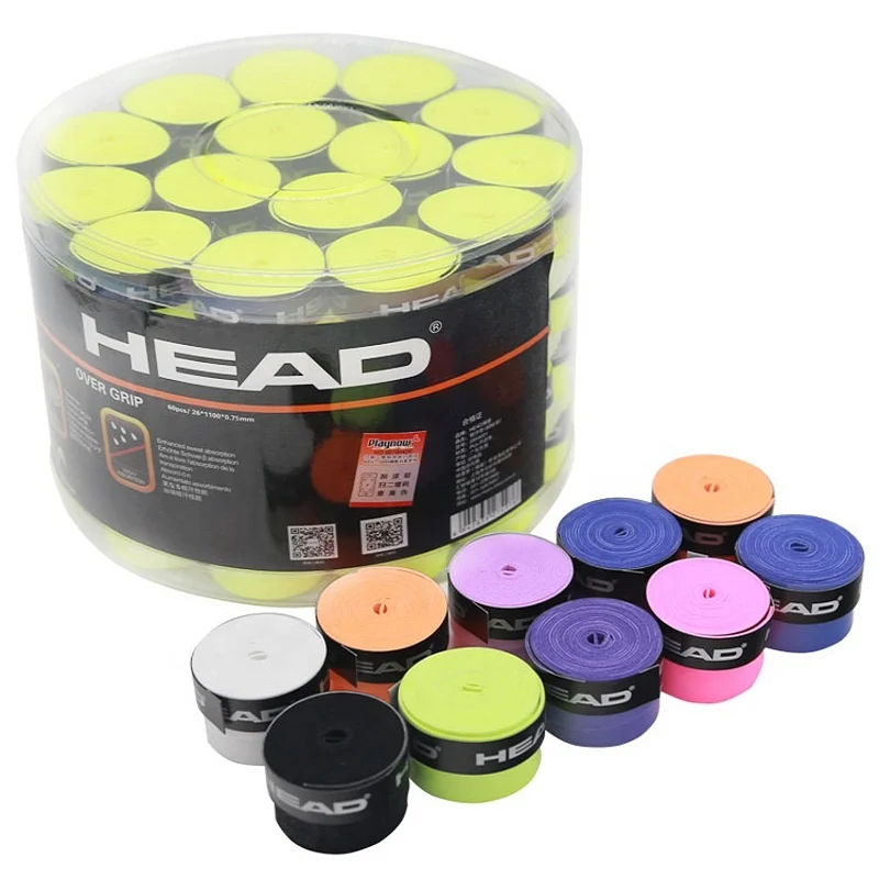 

10pcs/lot Head Tennis Racket PU Overgrip Anti-skid Sweat Absorbed Soft Wrap Taps Tenis Racquet Damper Dry/ Vibration Tacky grips, Optional