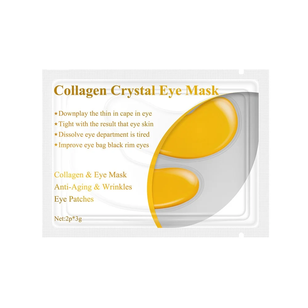 

Private Label Gold Crystal Collagen Anti-wrinkle Anti Aging Mask Eye Patch Eye Mask