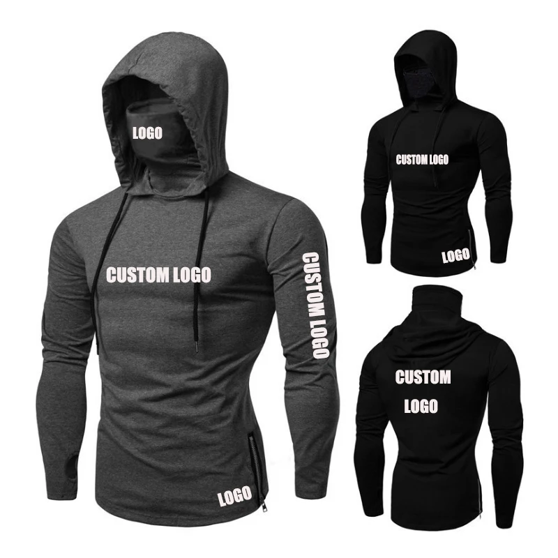 

Free Shipping hoodies custom logo gym plain tracksuit sweatshirts sublimation mens custom oversized Wearing a hoodie, Customized color