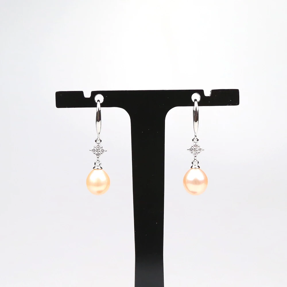 

2021 Fashion Pearl Earring sterling 925 Pearl Minimalist Jewelry Earring, Colors