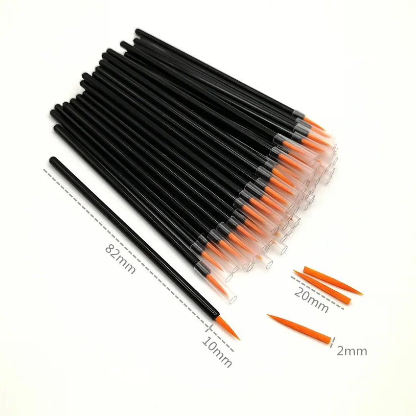 

disposable eyeliner eyebrow applicator private label eye makeup brush