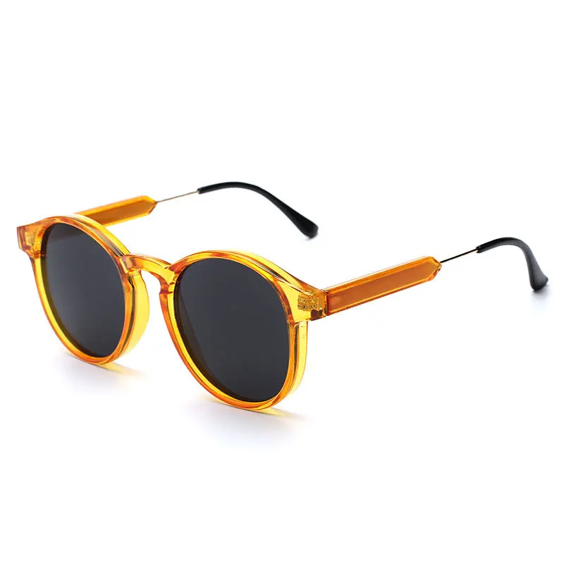 2023 PC Sunglasses Vintage Female Glasses Round Shaped Sunglasses Women UV400 Round Classic Sunglasses Retro