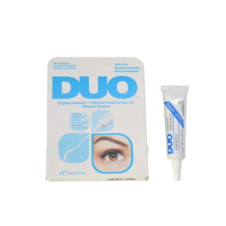 

customized wholesale strip best selling homemade eyelash glue, Black white clear