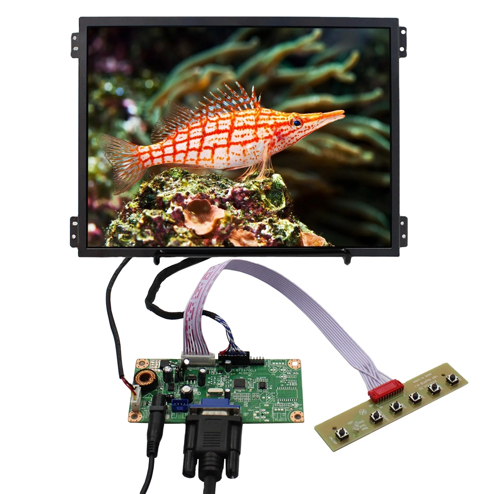 

LCD Display 10.4inch 1024X768 Screen 10.4" VS104T-004A Brightness 600nit LCD Panel with VGA LCD Controller Board