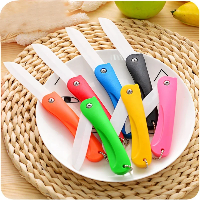

Colors Optional Folding Knife, Perfect Folding Vegetable Fruit Ceramic Knife