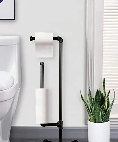 Porte-papier toilette debout - porte-rouleau de papier moderne pour la  salle de bain 