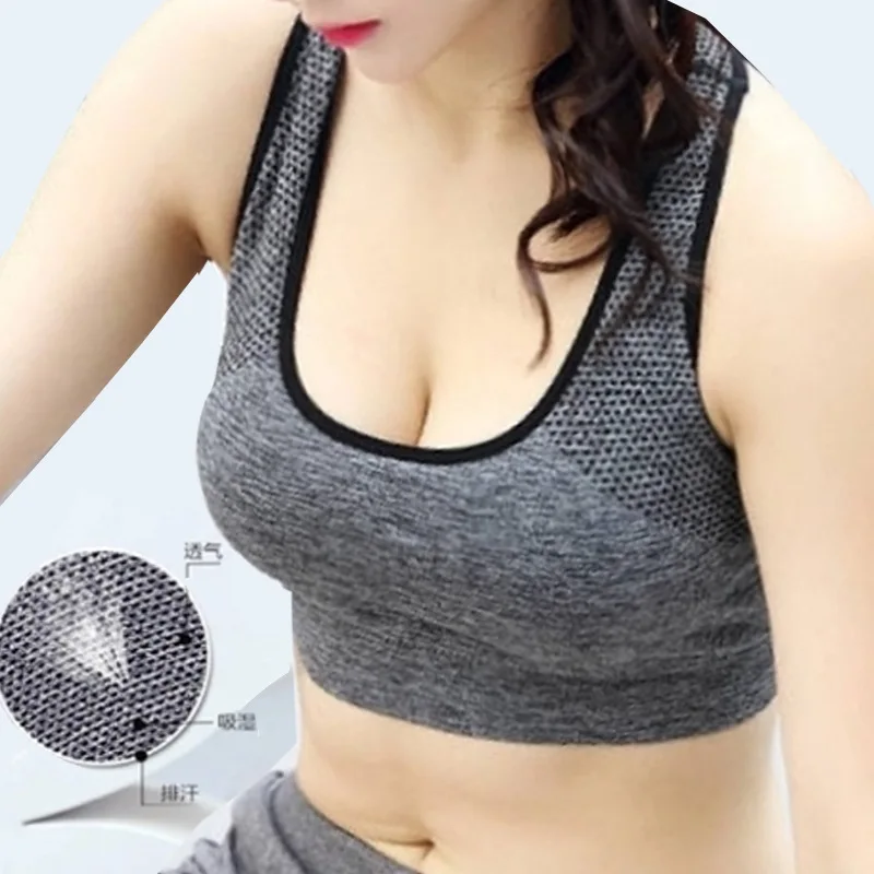 

Padded High Impact Support Shockproof Yoga Workout Fitness Sports Bra