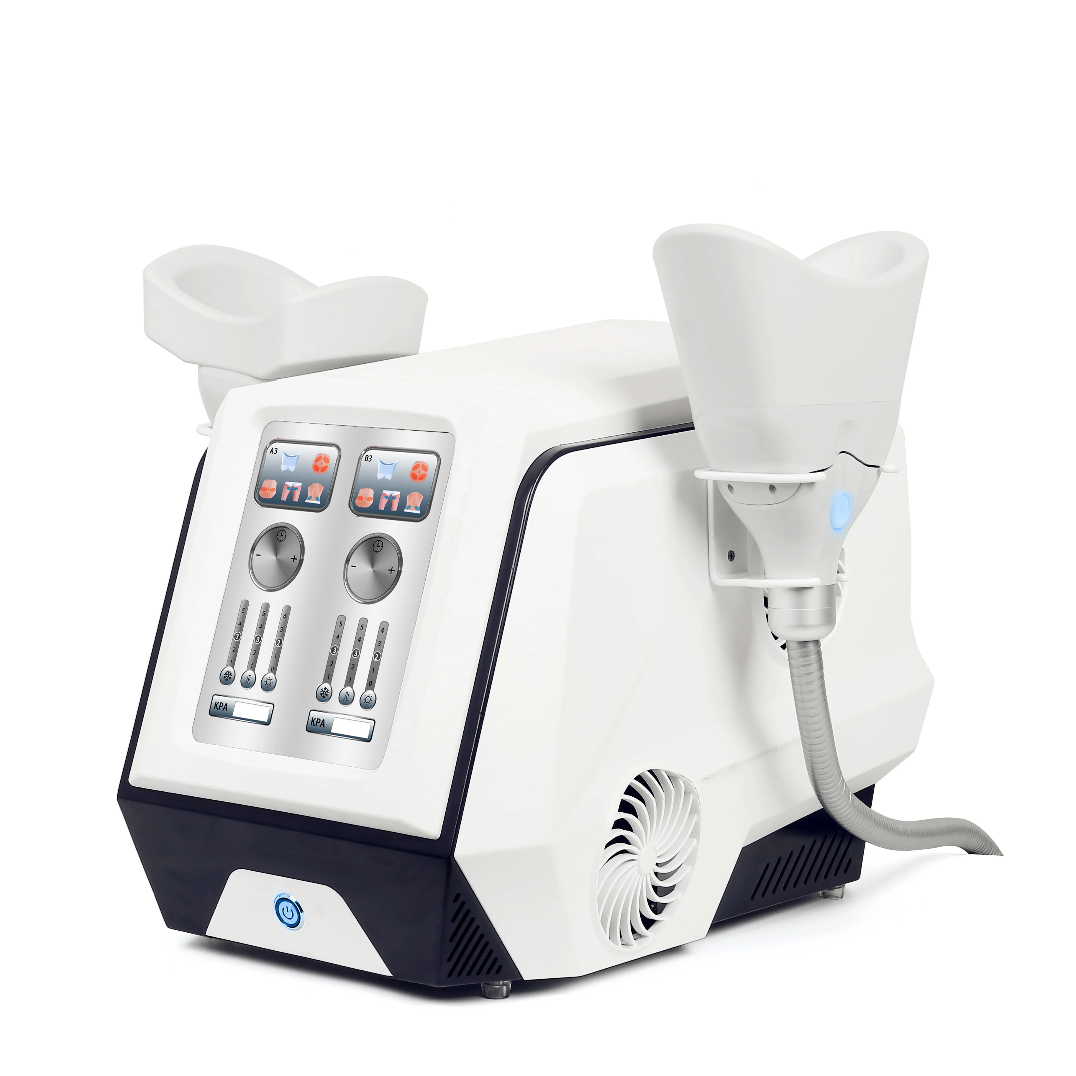 

Non invasive procedure 2 handles 6 cups localized fat removal 360 cryo machine slimming
