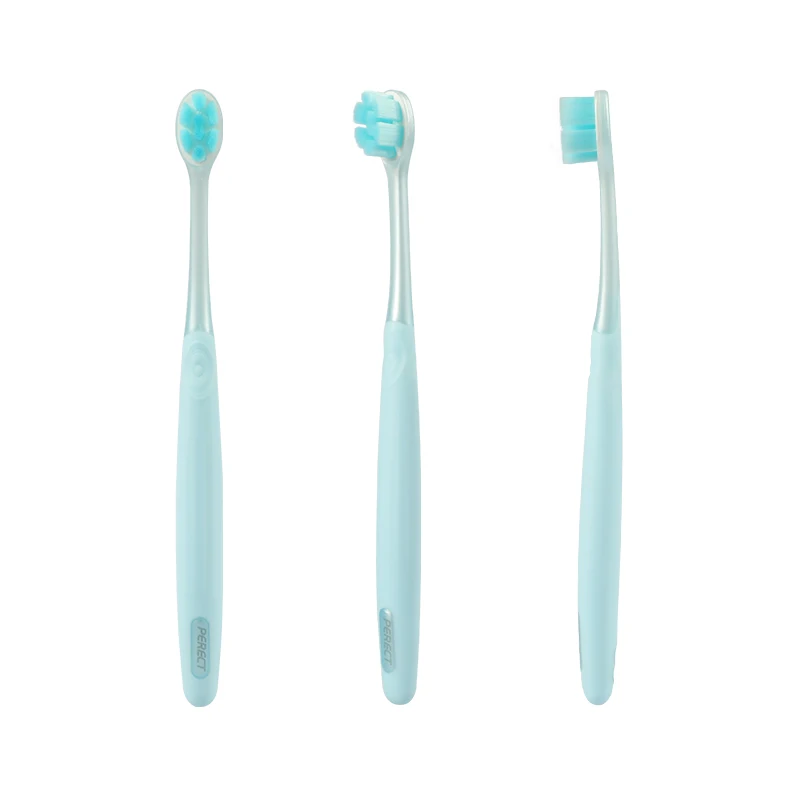 

PERFCT Anchorless Tufting High Quality Home Use Adult PP Handle Hygienic Soft Bristled Tooth brush Customizes Toothrbush, Customized color