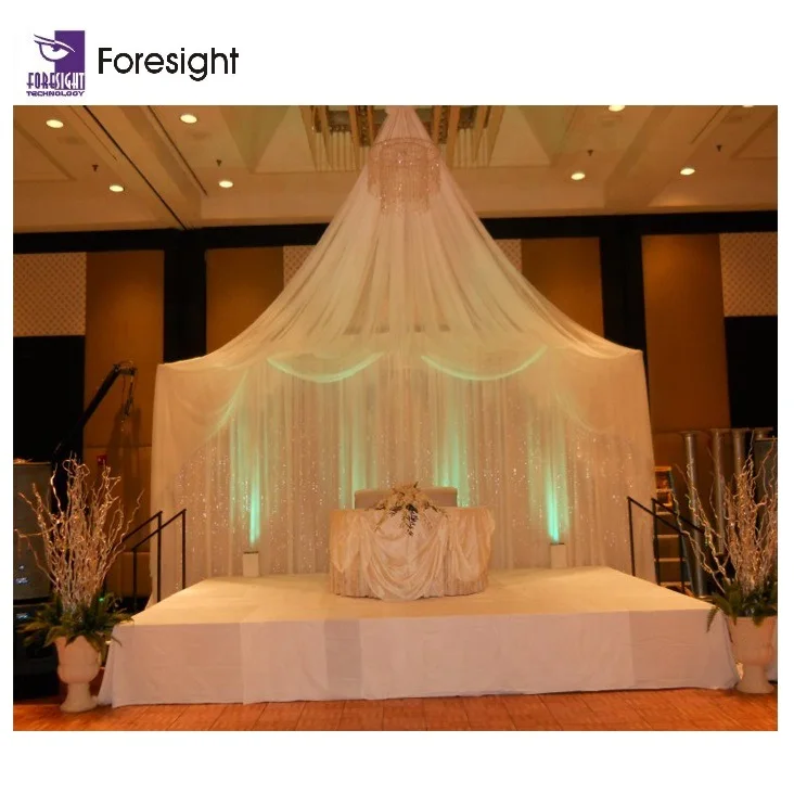 Telescopic Portable Circular Pipe Drape System Set For Wedding