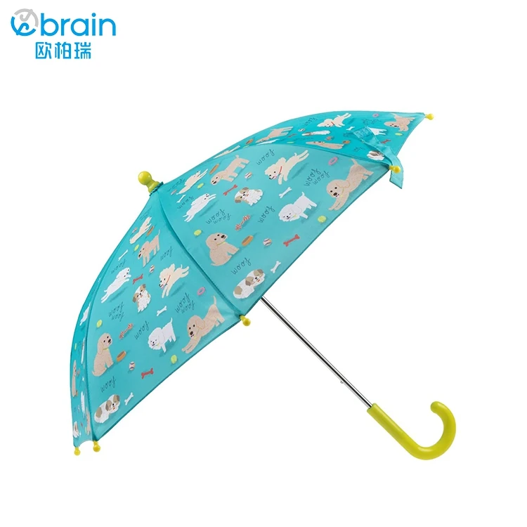 

Custom 19'' 18''plastic Handle Promotion Chinese Sunday Umbrella Child Kid Cartoon