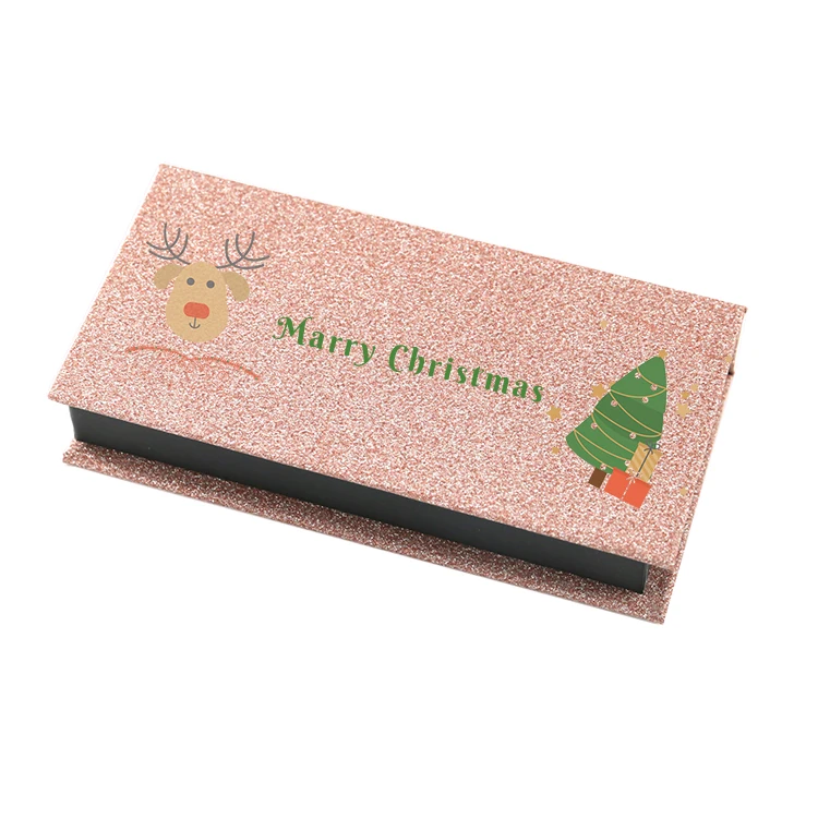 

2020 New Product Christmas Lash Boxes Accept Custom Logo Low MOQ
