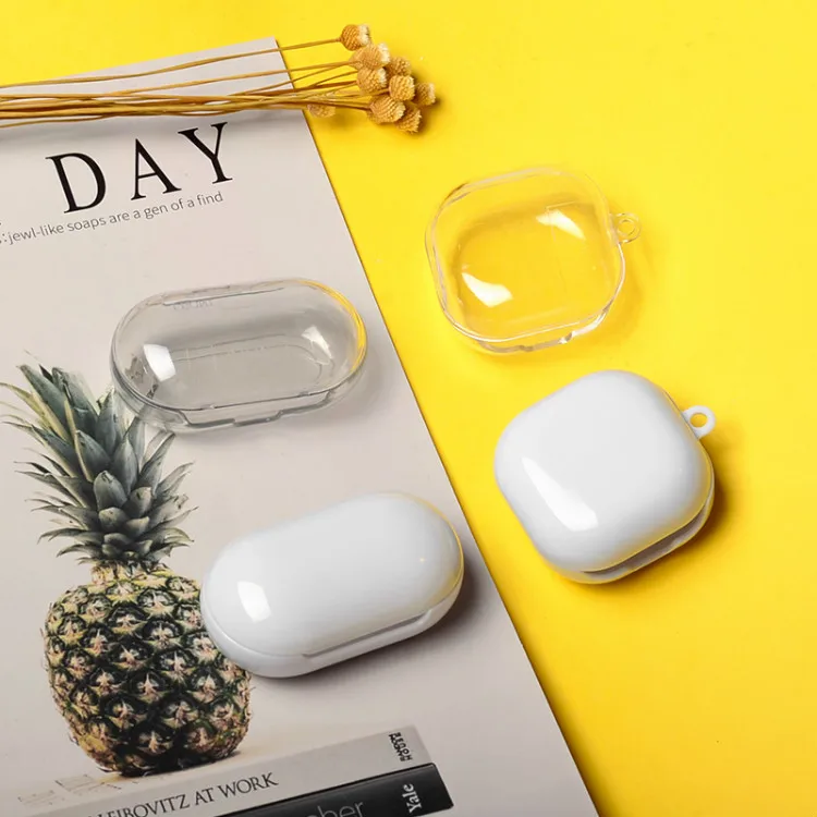 

Guangzhou factory PC earphone headphone protective cases cover shell For Samsung buds pro, Clear