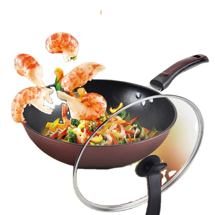 

2022 new Cookware Deep metal Camping Customized Cook Ware maifan stone non stick frying pan, Customized color