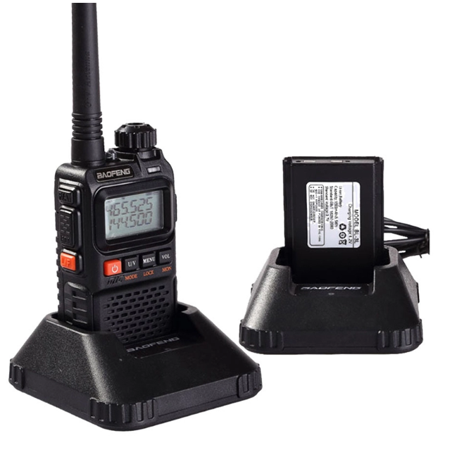

Baofeng Original Factory UV 3R dual band ham radio baofeng uv-3r+ two-way radio mini handheld walkie talkie, Black