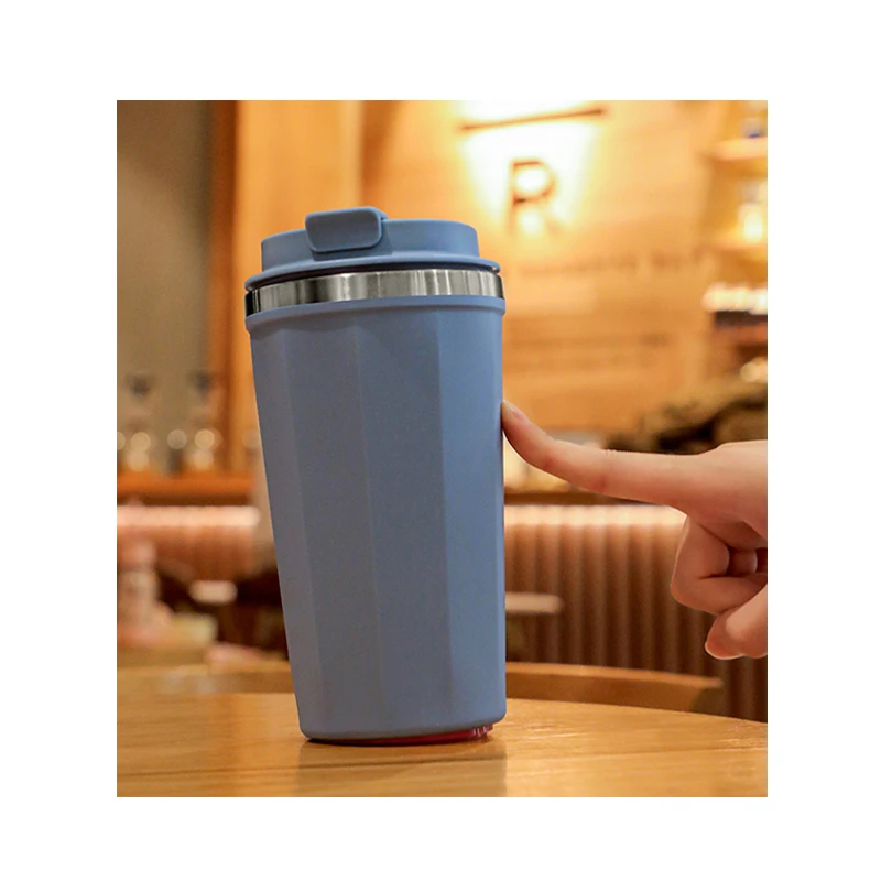 

2021 New Coffee Cup Creative Stainless Steel Coffee Tumbler Magic Coffee Suction Mug, White, black, blue, green