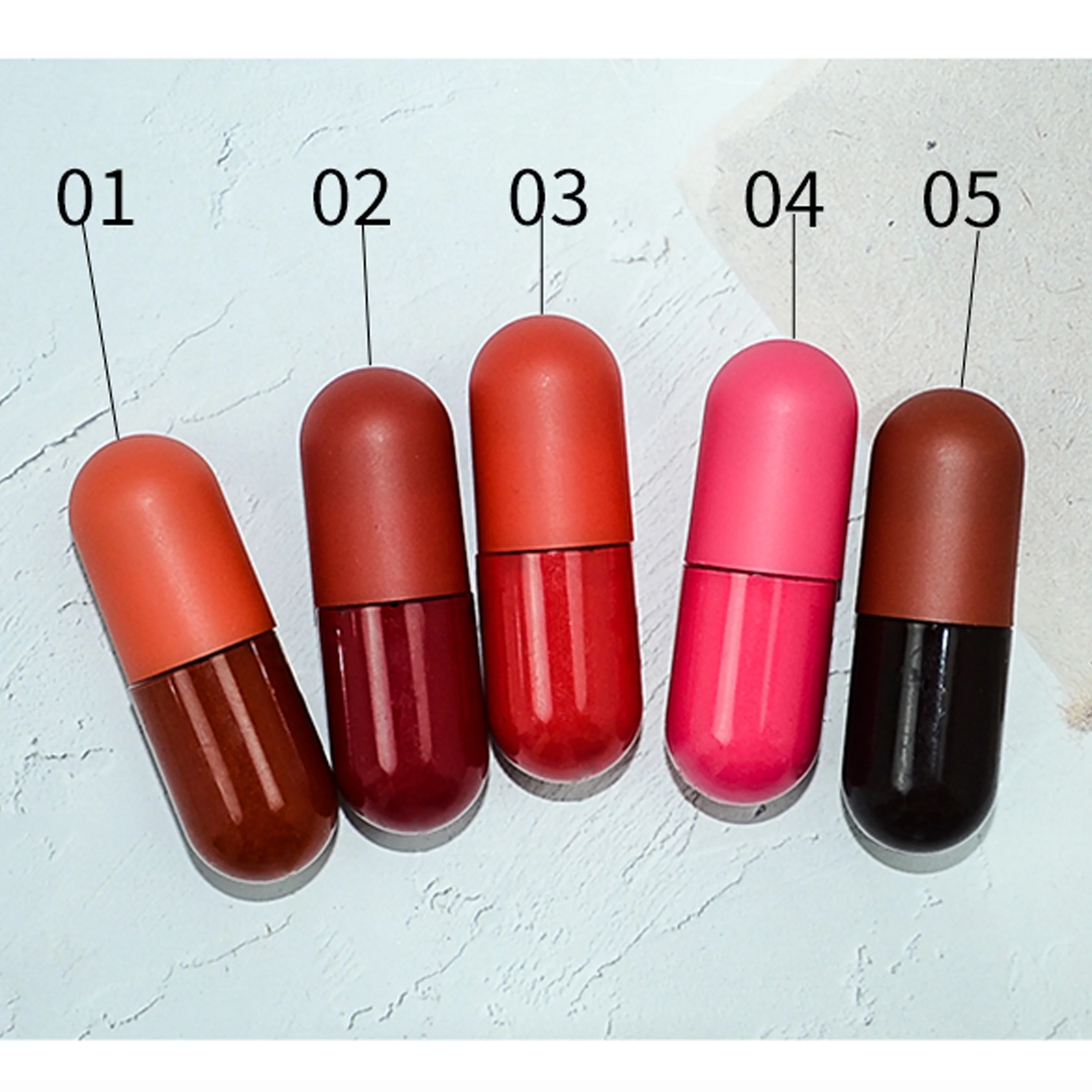 

Hot Selling matte vendors Matte waterproof liquid lipstick private label, 5 colors