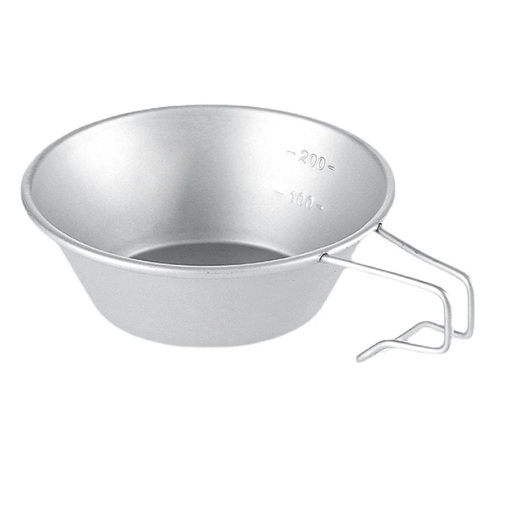 

hot Amazon 200ml 300ml single wall stainless steel drinking mug camping outdoor sierra cup with handle