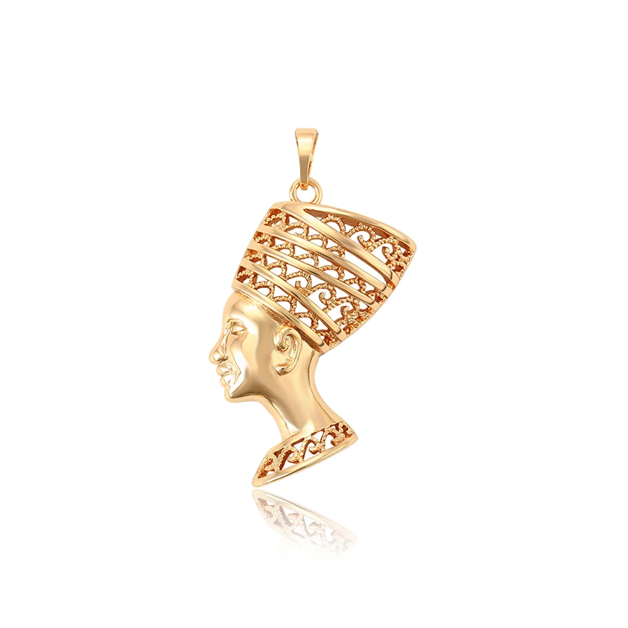 

34055 xuping 18k gold plated Queen Nefertiti Egyptian fashion pendant