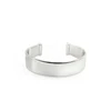 2019 New Arrivals Smooth open Bangle Shiny Rhodium Plated Cuff