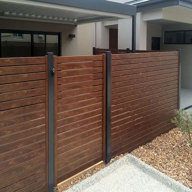 

Aluminum Garden Fence Slats Trellis Gates Wholesale Composite Fence, Customer's request