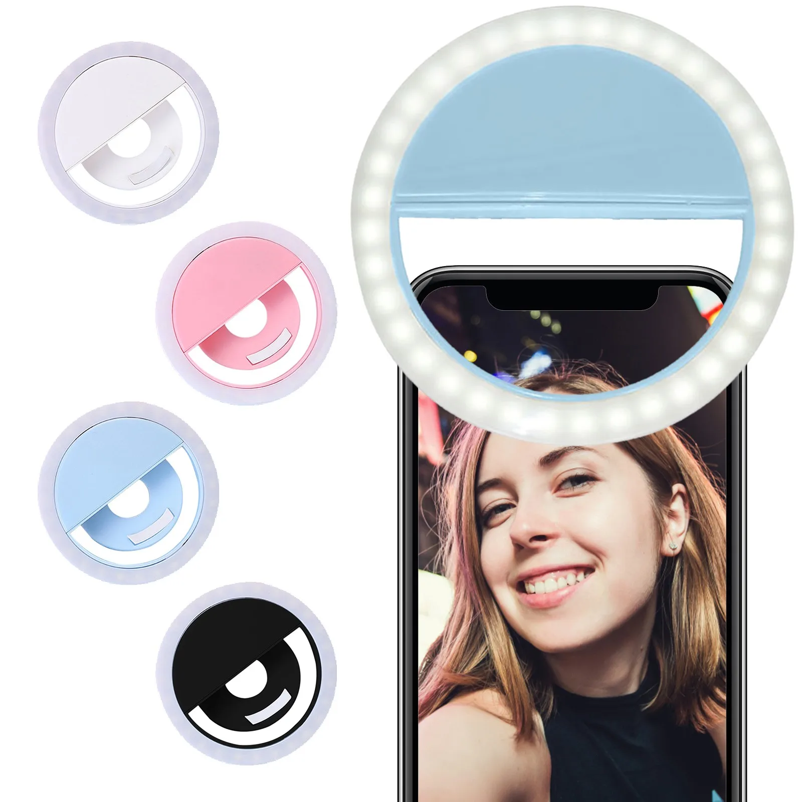 

USB Portable Phone 6 Inch Selfie Led Circle Mini Ring Light Beauty Phone Studio Ring Light Mobile Phone Fill Light