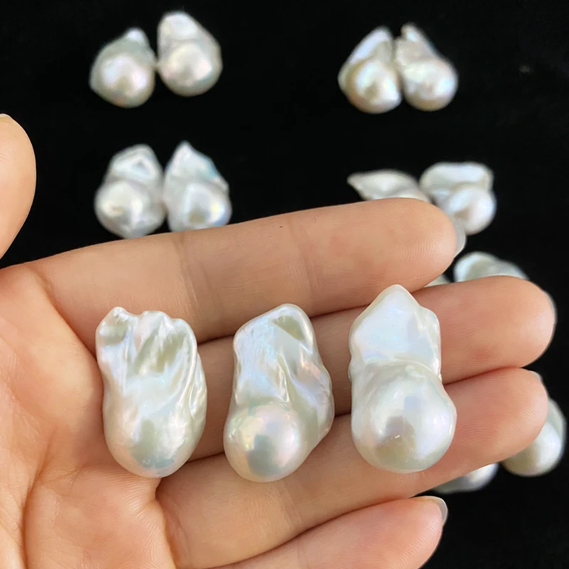 

AAA Big Size Natural Genuine Freshwater Baroque Pearl 10-15mm color Loose irregular Baroque pearl for jewelry half /full hole