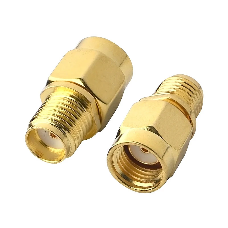 

SMA Female to RP-SMA Male to SMA Female Adapter RF Connector Coaxial Converter Adapter Straight