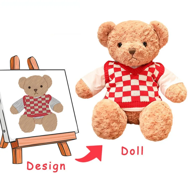 

Custom Teddy Bear Plush Toy Custom Anything Stuffed Animal Soft Doll Custom Plushie Plush Toys