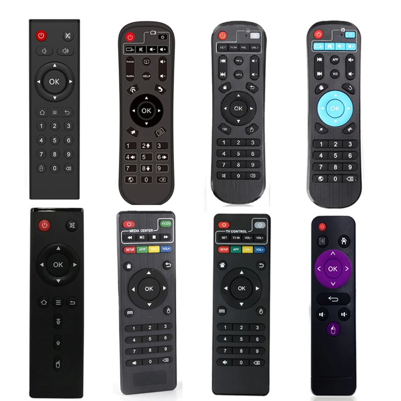 

Wholesale universal remote control tv controller for android tv box Tvip Magbox X96Q x96 T95 HK1 H96MAX TX3 etc set top box