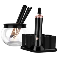 

Electric cleaner and drying makeup tools makeup brush cleaner with girl washing cleanser machine set