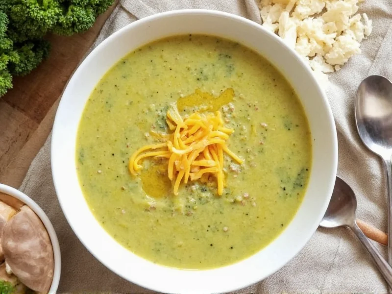 Perfect Creamy Broccoli Cheddar Soup Recipe