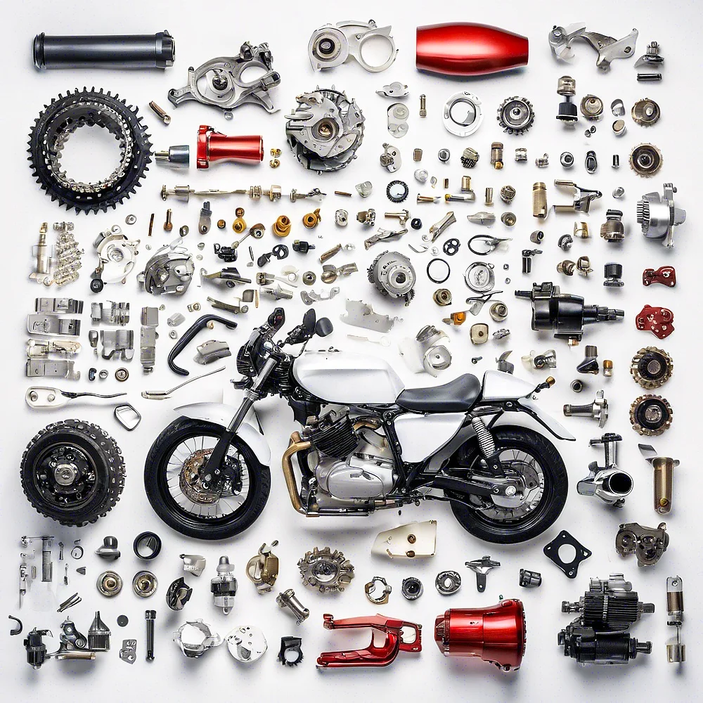 Oem Cnc Parts Cnc Machining Motorcycle Accessories Cutting Machined Parts Metal Stamping Kit Custom Cnc Car Parts