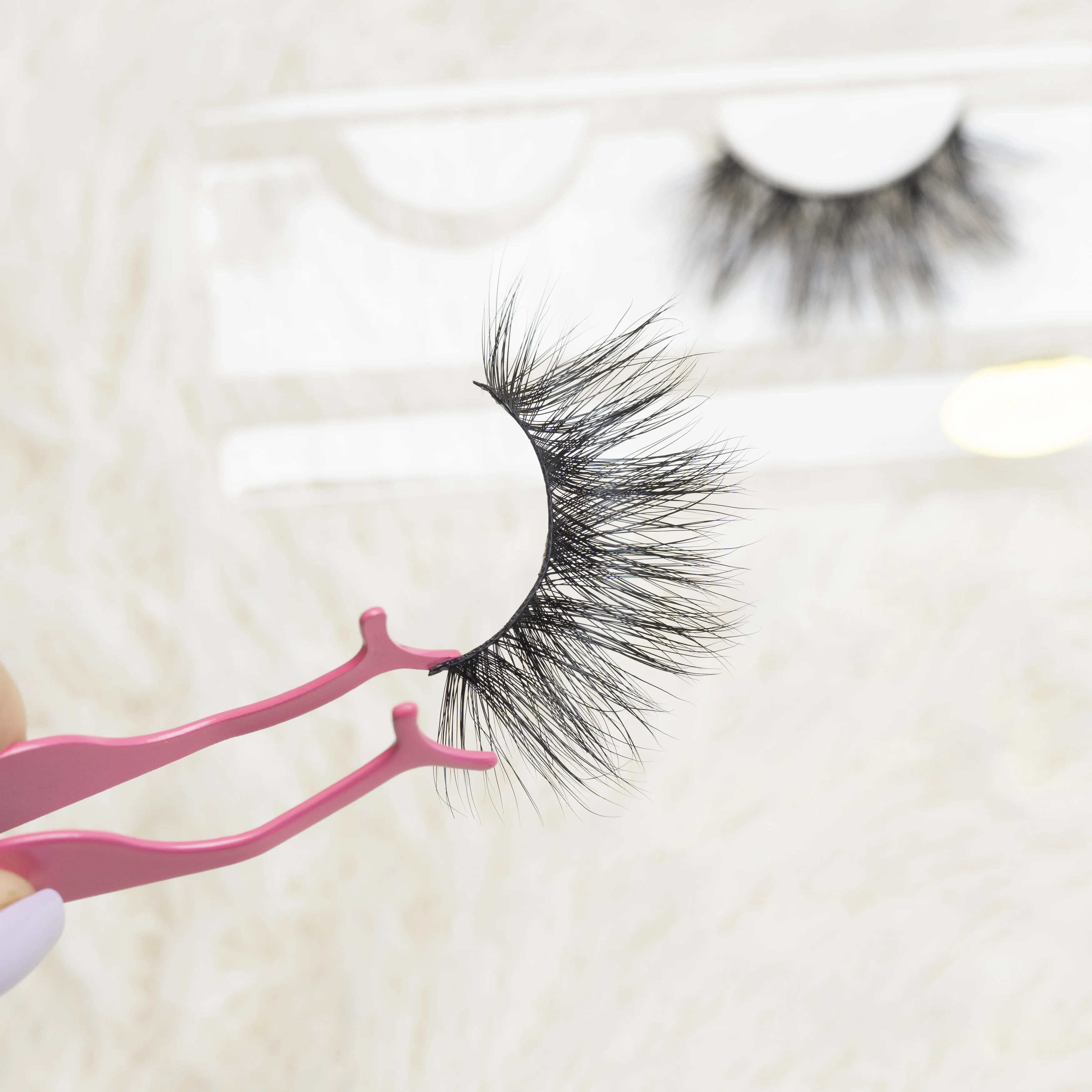 

cruelty free mink eyelashes vendor different styles mink eyelash wholesale, Black color, colorful color also available