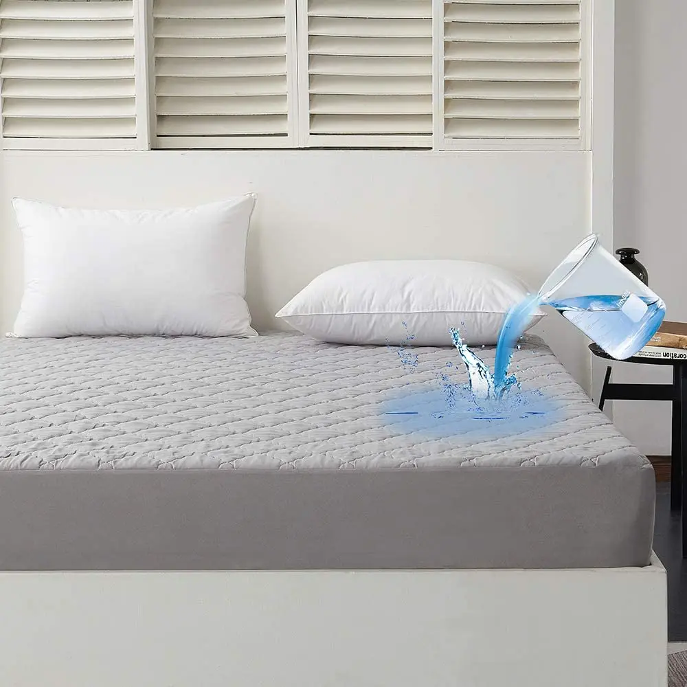 Custom Cheap Quilted Water Proof Hypoallergenic Bed Bug Mattress Cover