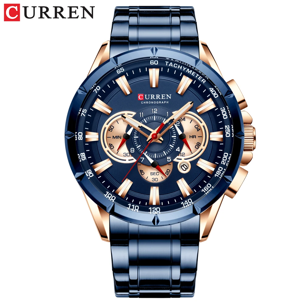 

CURREN 8363 Watch Simple Fashion Brand Quartz Watch Luxury Creative Waterproof Date Casual Men Watches Relogio Masculino