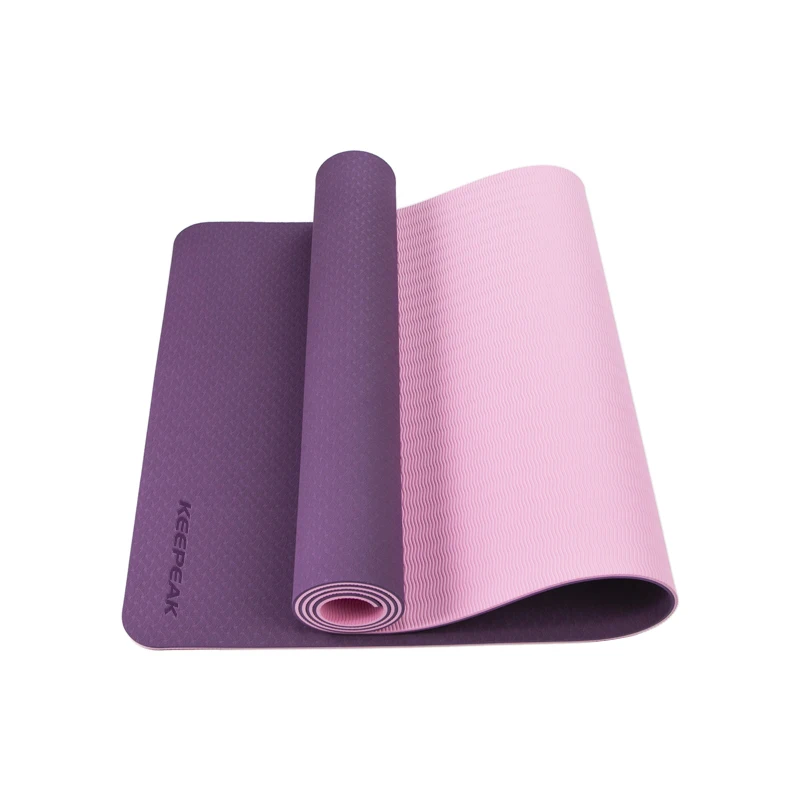 

Keepeak 6mm Thickness Natural High Quality TPE Yoga Mat