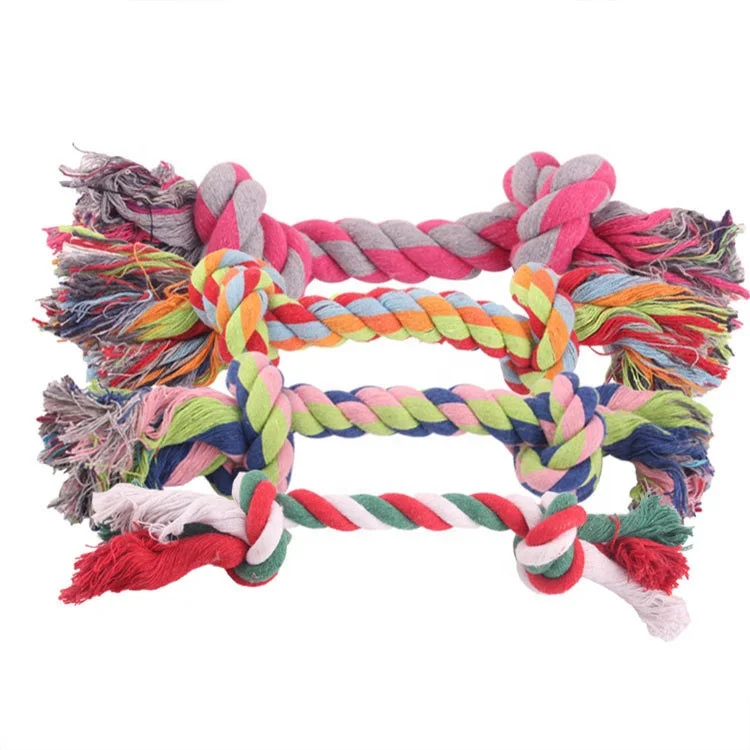 

Custom pet dog cotton rope chew Dog Toys For Chewing, Random
